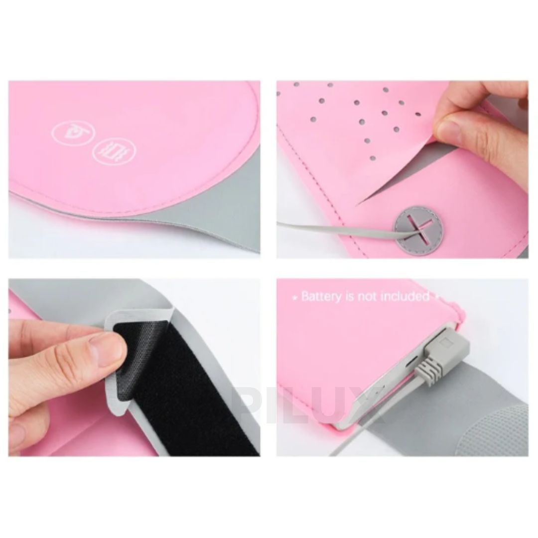 Cinturón calefactado para dolores menstruales y cólicos CAPILUX!
