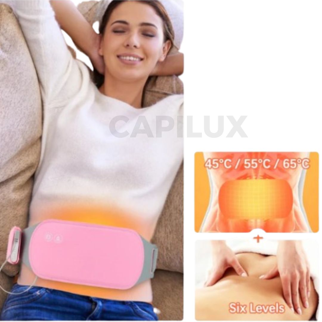 Cinturón calefactado para dolores menstruales y cólicos CAPILUX!