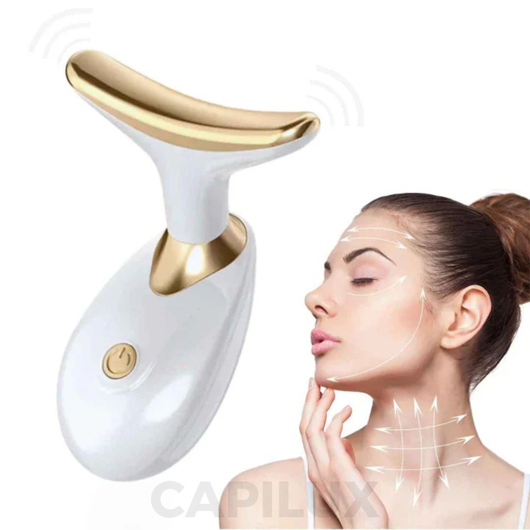 Masajeador cara y papada con vibración CAPILUX