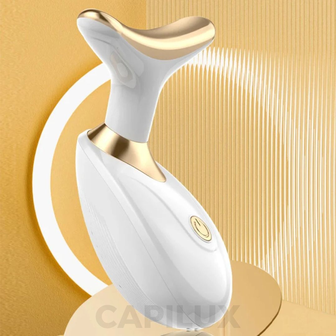 Masajeador cara y papada con vibración CAPILUX