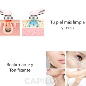 Masajeador Facial LED Terapia 4 en 1 CAPILUX