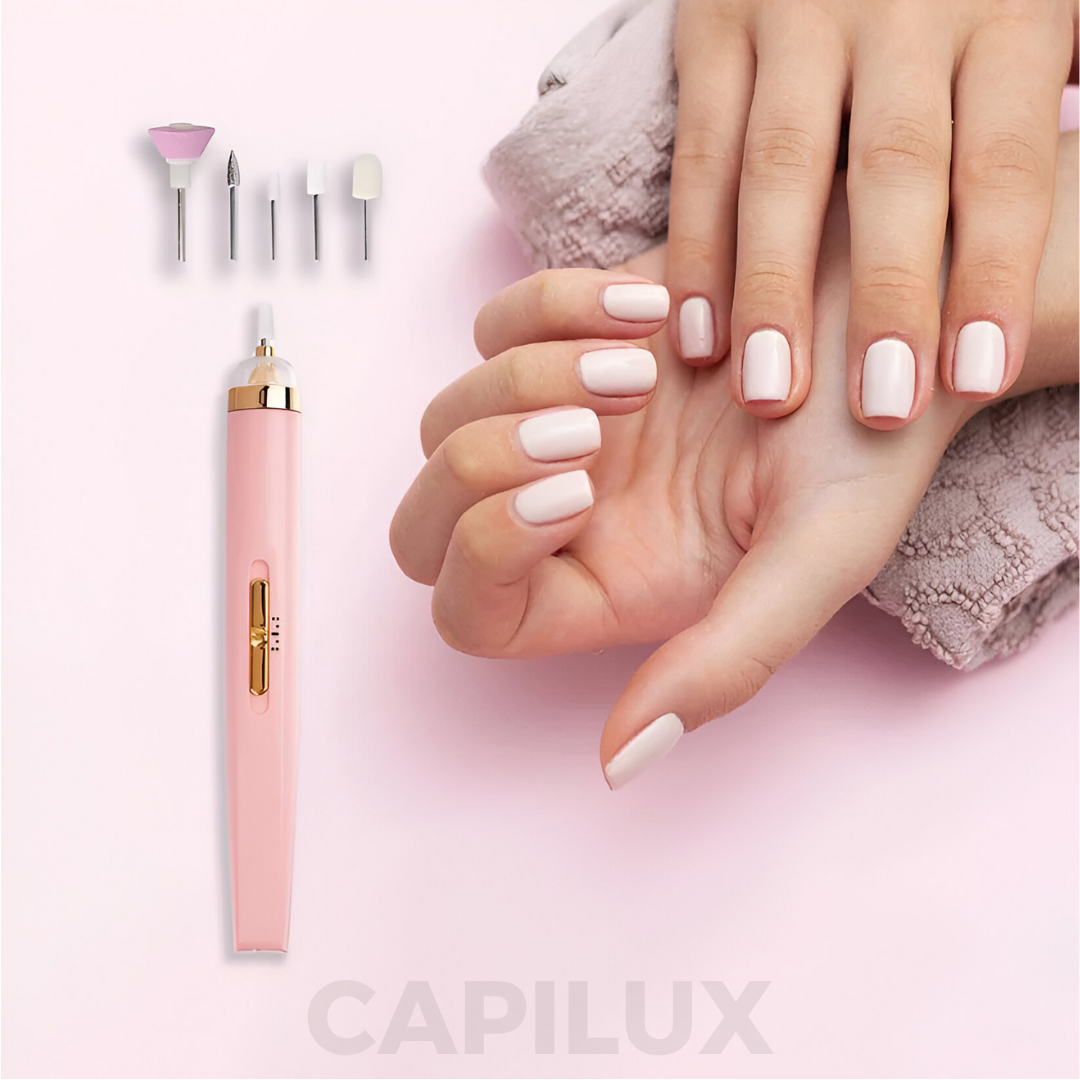 Lima de Uñas Eléctrica con Cabezales CAPILUX