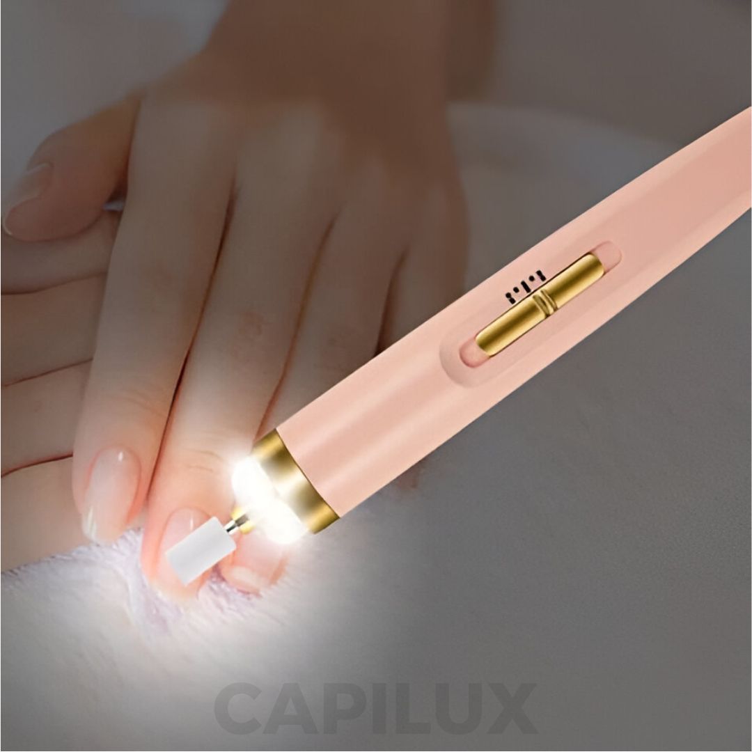 Lima de Uñas Eléctrica con Cabezales CAPILUX