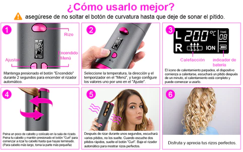 Rizador de pelo automático CAPILUX