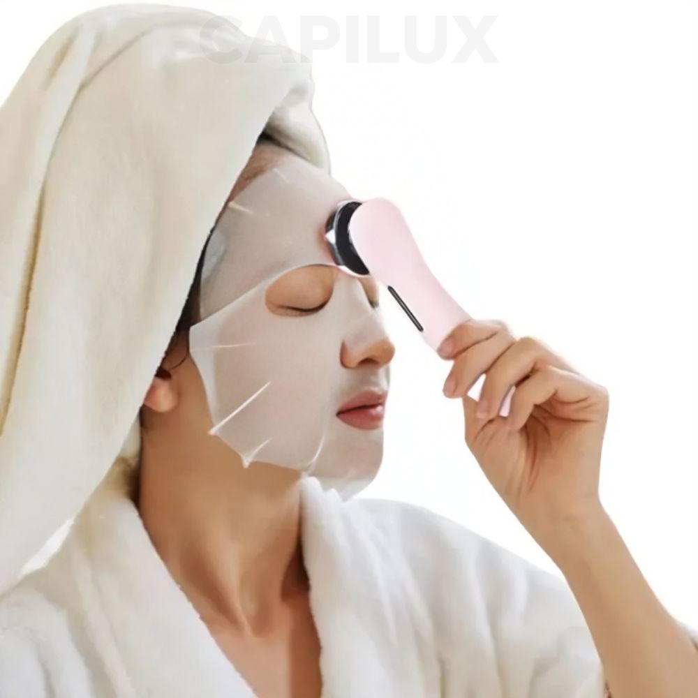 Masajeador Facial LED Terapia 4 en 1 CAPILUX